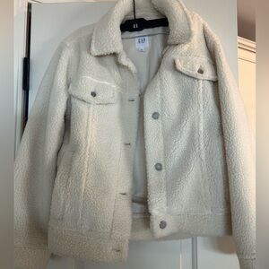 GAP Sherpa Off-White Jacket